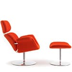 pierre paulin tulip chair & ottoman