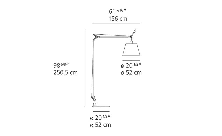 tolomeo maxi floor lamp