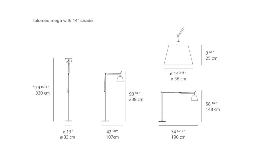 tolomeo mega floor lamp