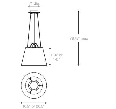 tolomeo mega suspension lamp
