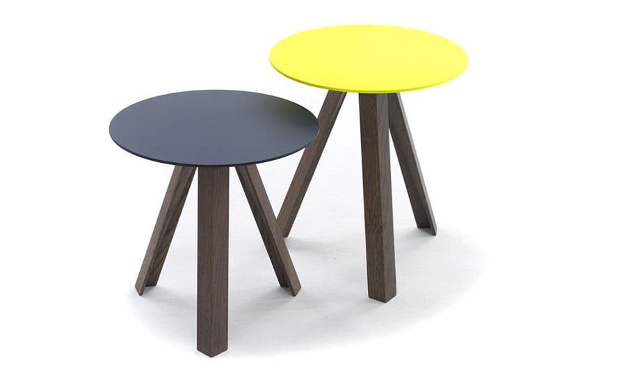 tre side table with lacquer top
