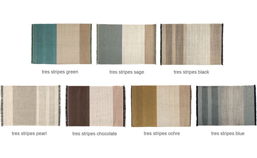 tres stripes rug