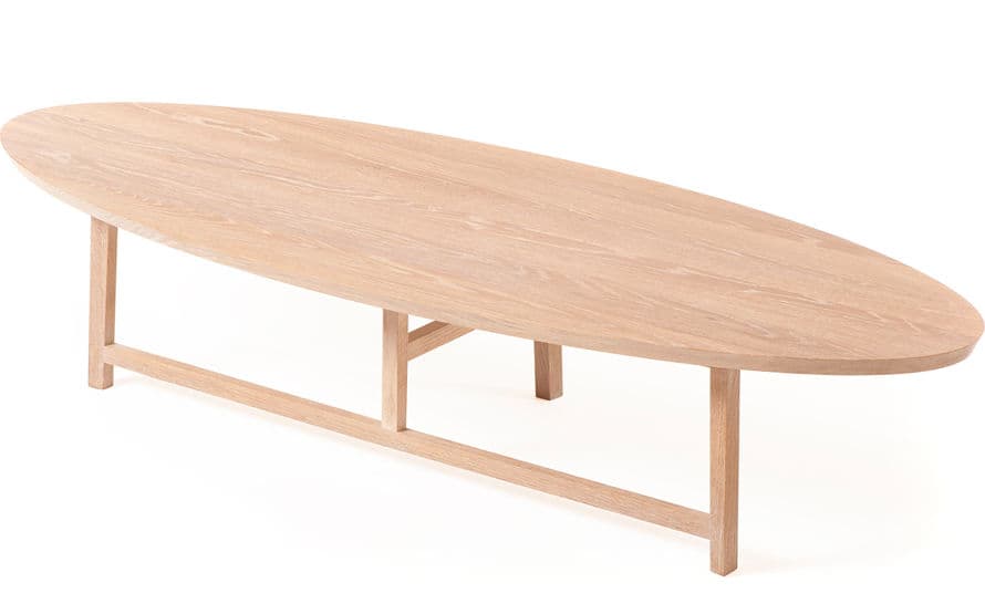 trio oval coffee table 754o