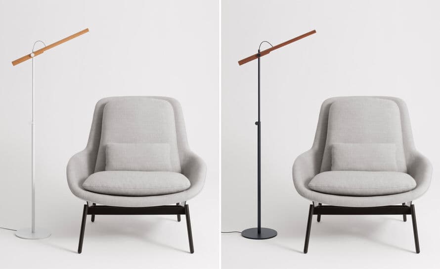 type a task floor lamp