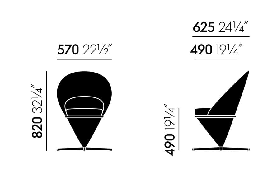 verner panton cone chair