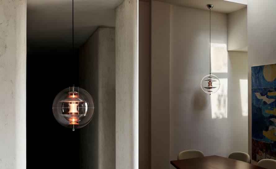 verner panton vp globe suspension lamp