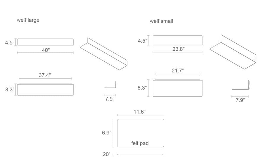 welf large wall shelf