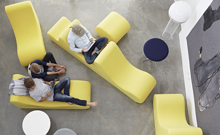 panton welle 4 low lounge seating