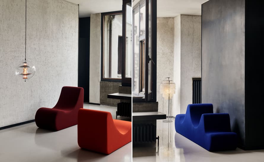 panton welle 4 low lounge seating