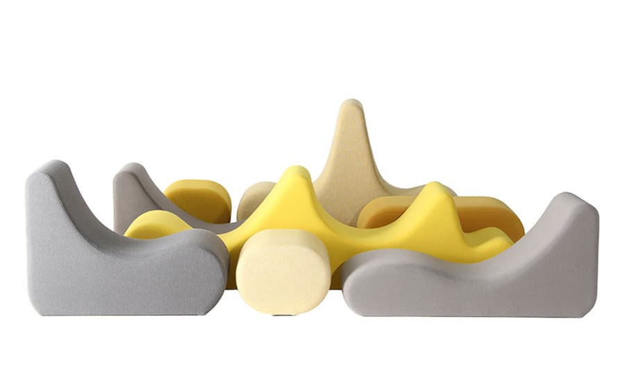 panton welle 4 low lounge seating
