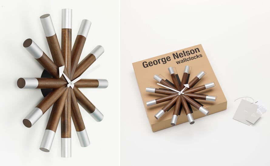 george nelson wheel wall clock