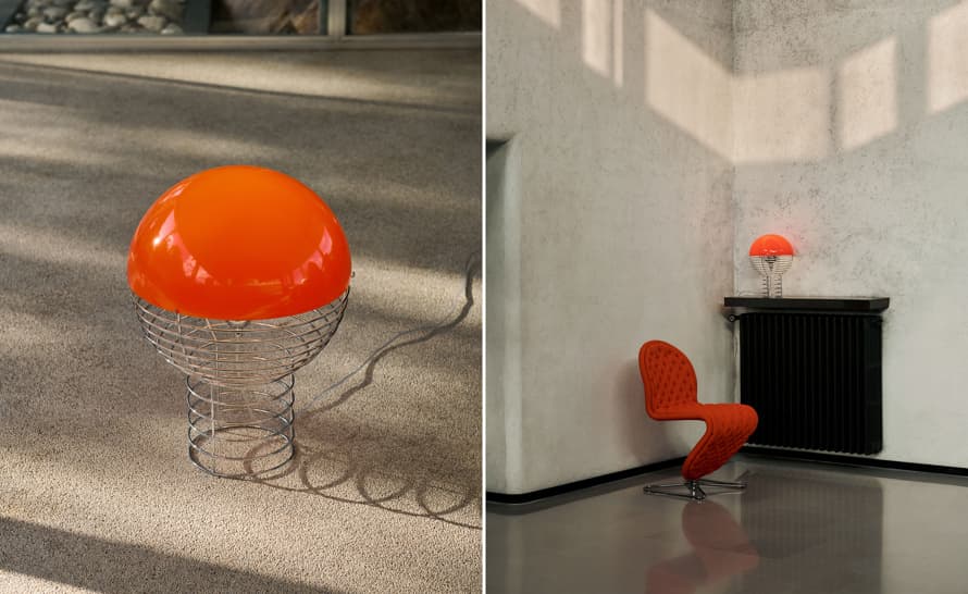 panton wire table lamp