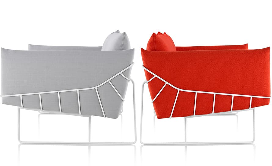wireframe 2-seat sofa