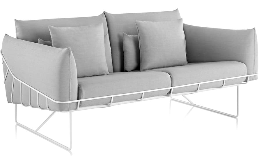 wireframe 2-seat sofa
