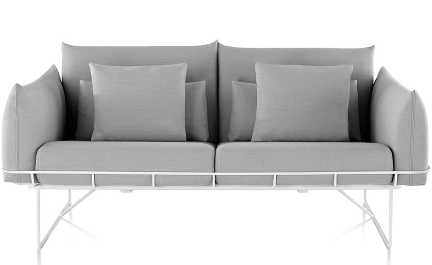 wireframe 2-seat sofa