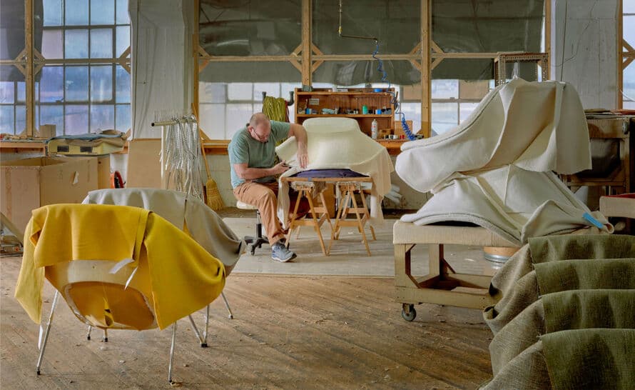 womb lounge chair & ottoman