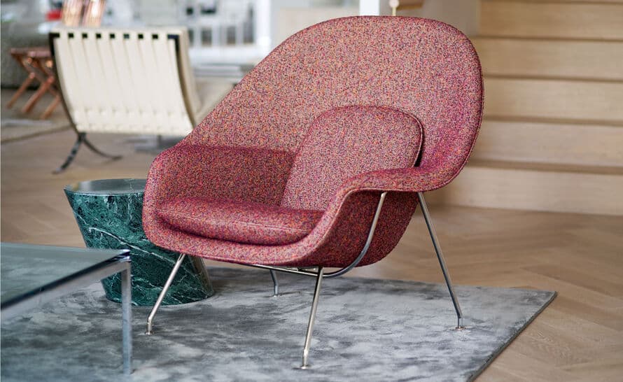 womb lounge chair & ottoman