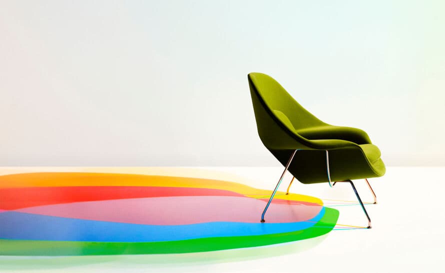 womb lounge chair & ottoman