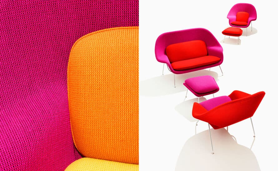 womb lounge chair & ottoman