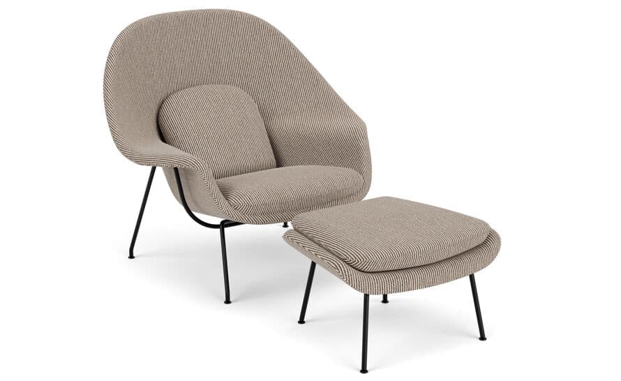 womb lounge chair & ottoman