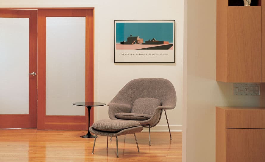 womb lounge chair & ottoman