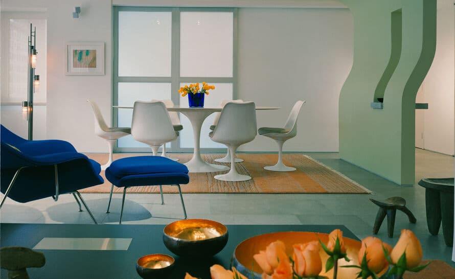 womb lounge chair & ottoman