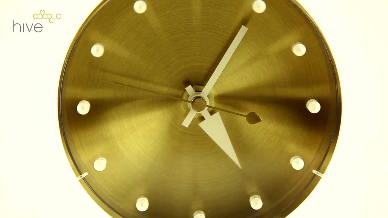 george nelson tripod desk clock video