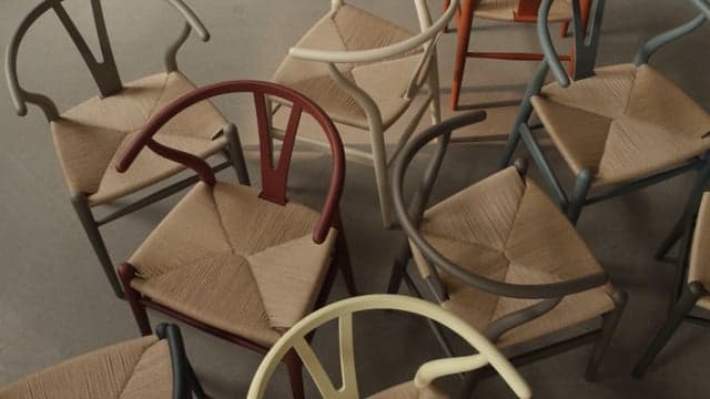 ch24 wishbone chair video