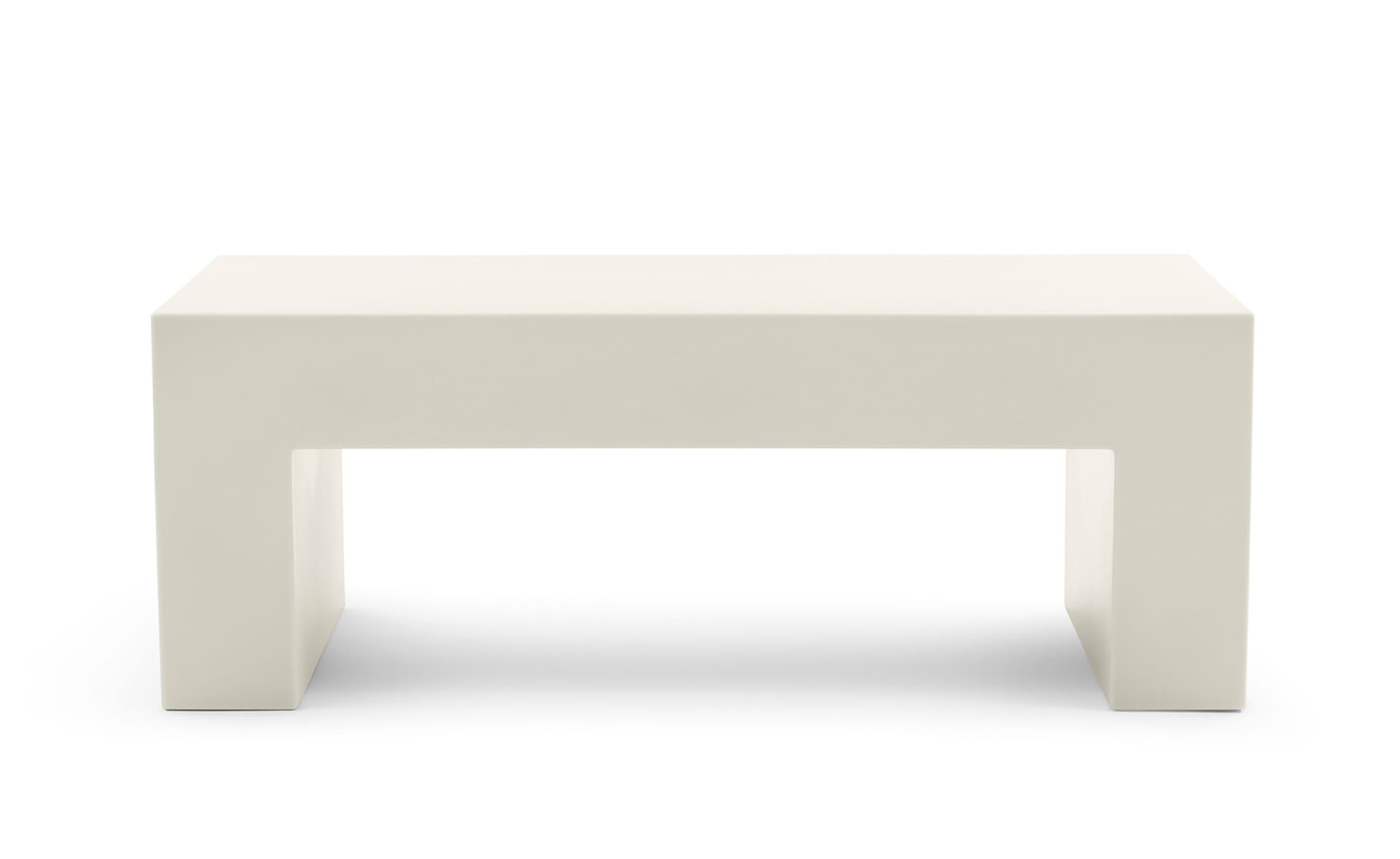 vignelli bench / small / white