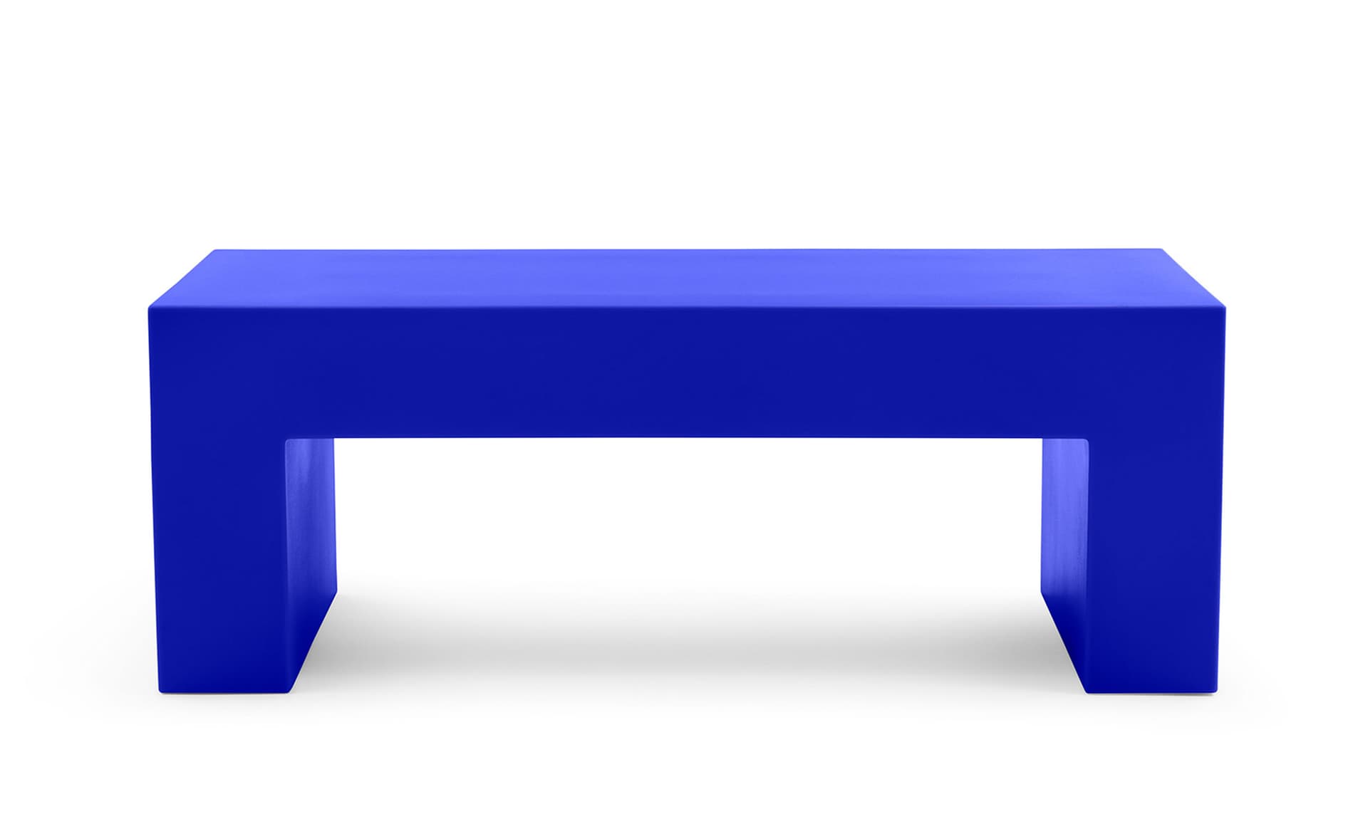 vignelli bench / small / blue