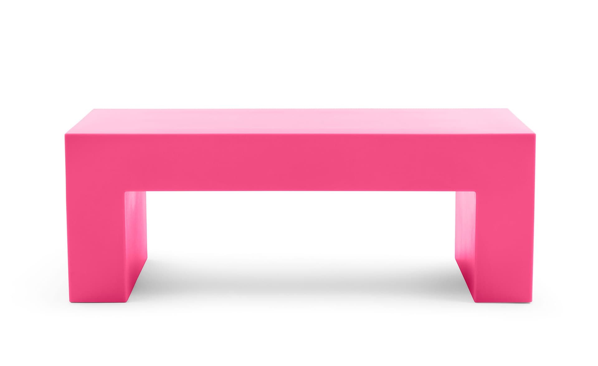vignelli bench / small / pink