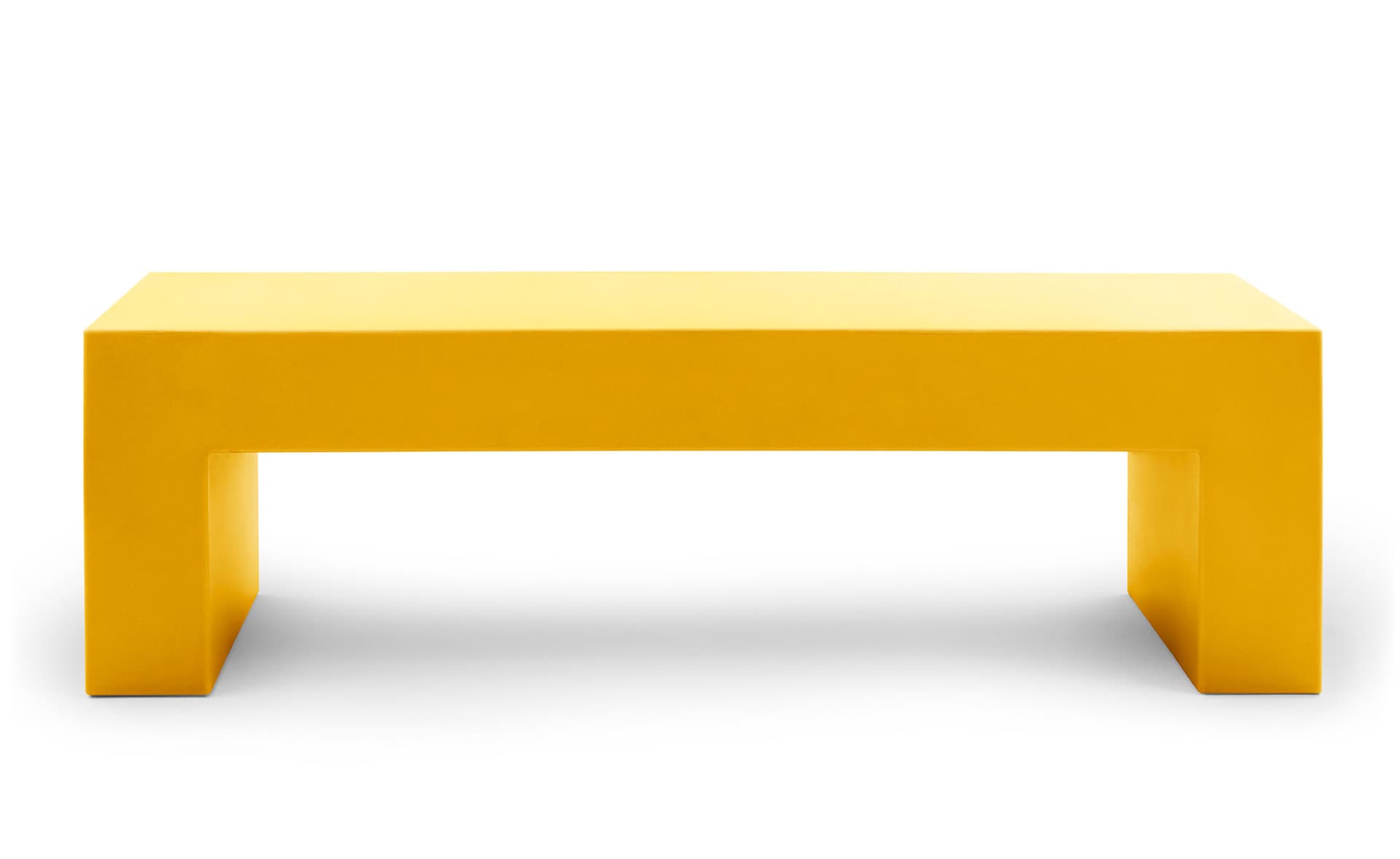 vignelli bench / medium / yellow