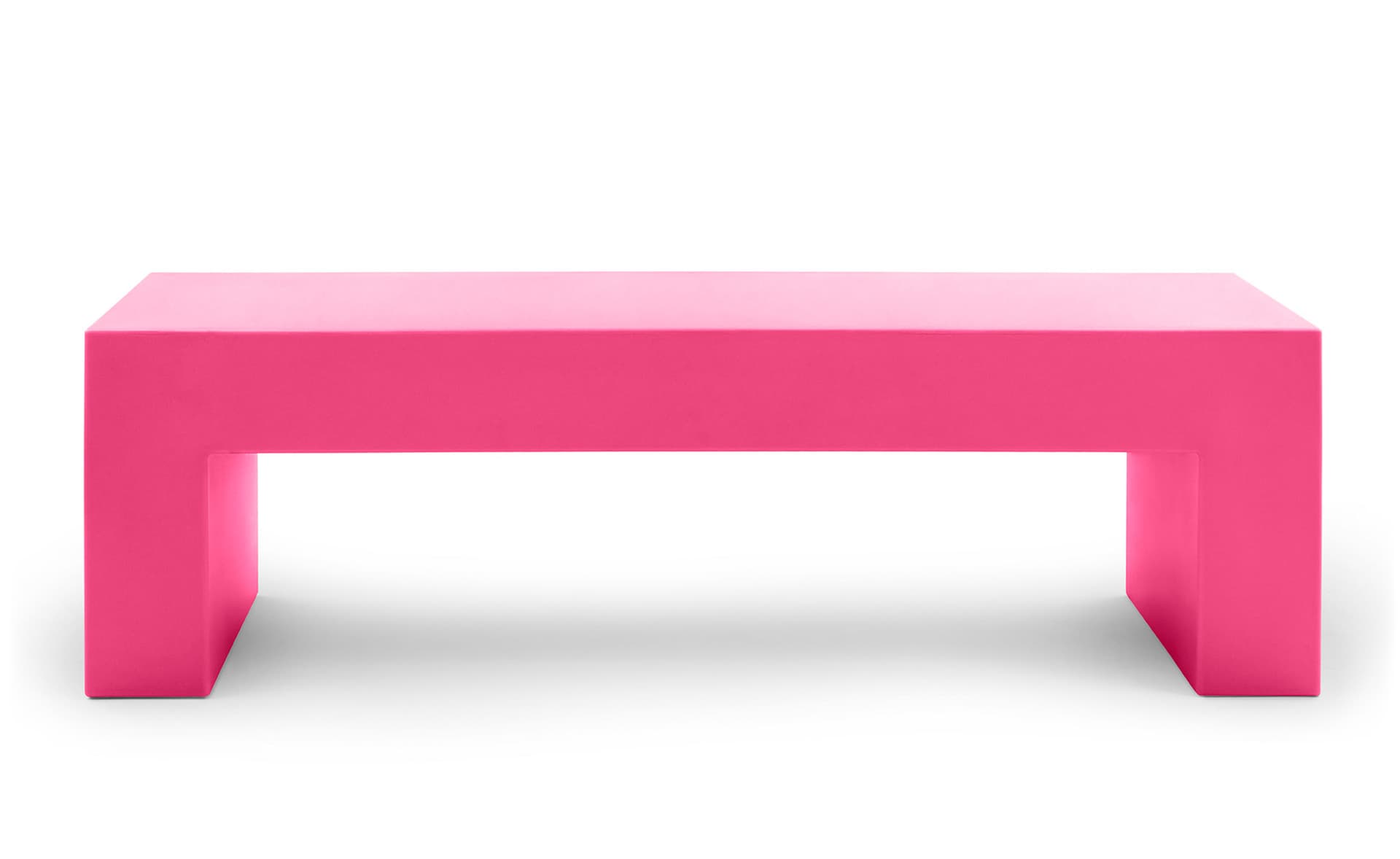 vignelli bench / medium / pink