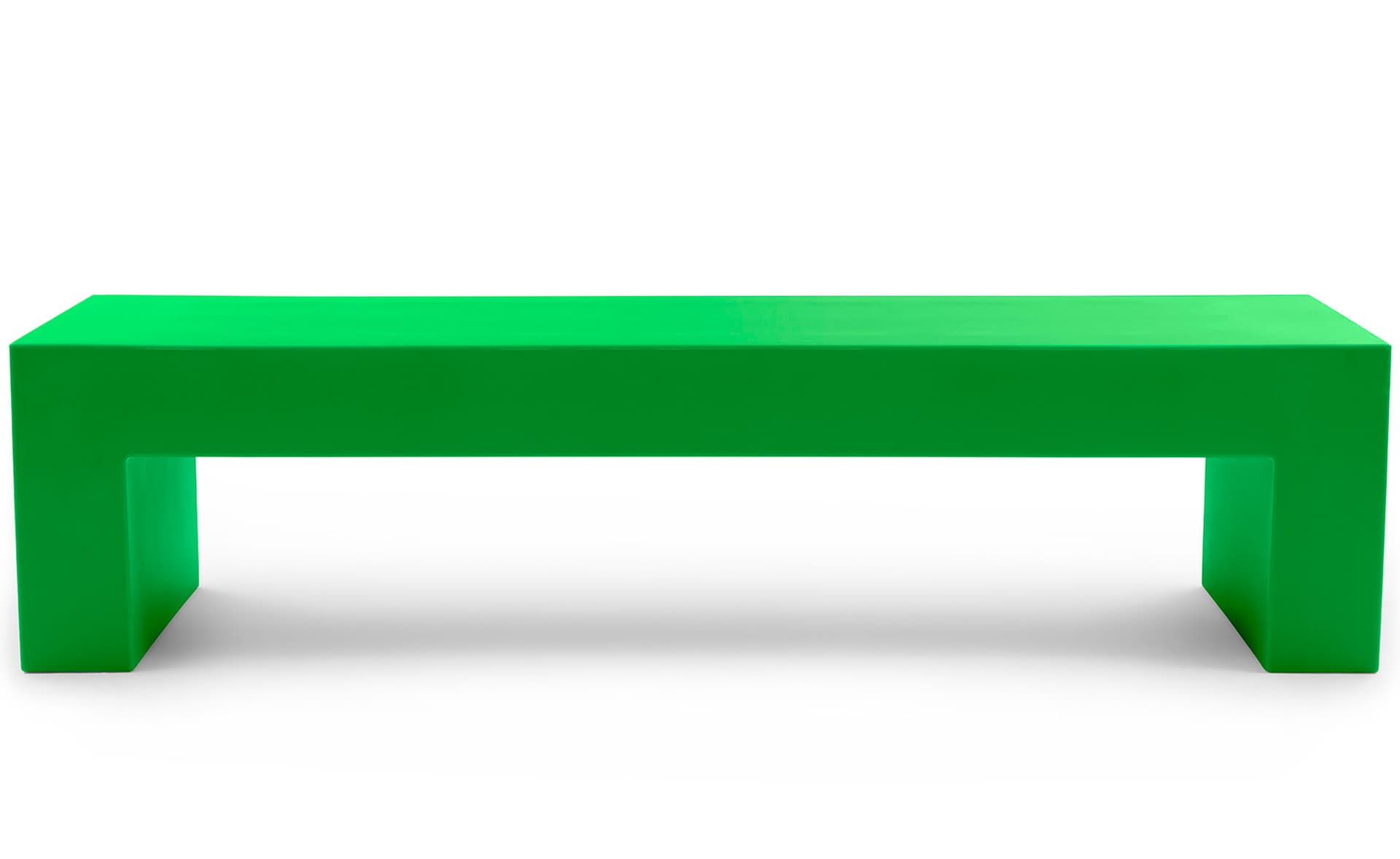 vignelli bench / large / green
