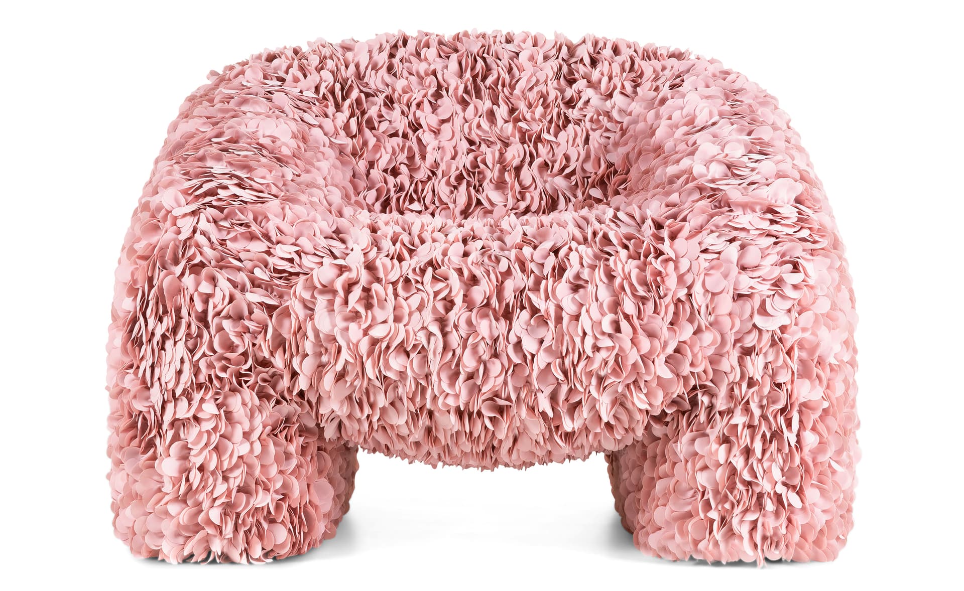 Hortensia Armchair / hortensia petals / pink