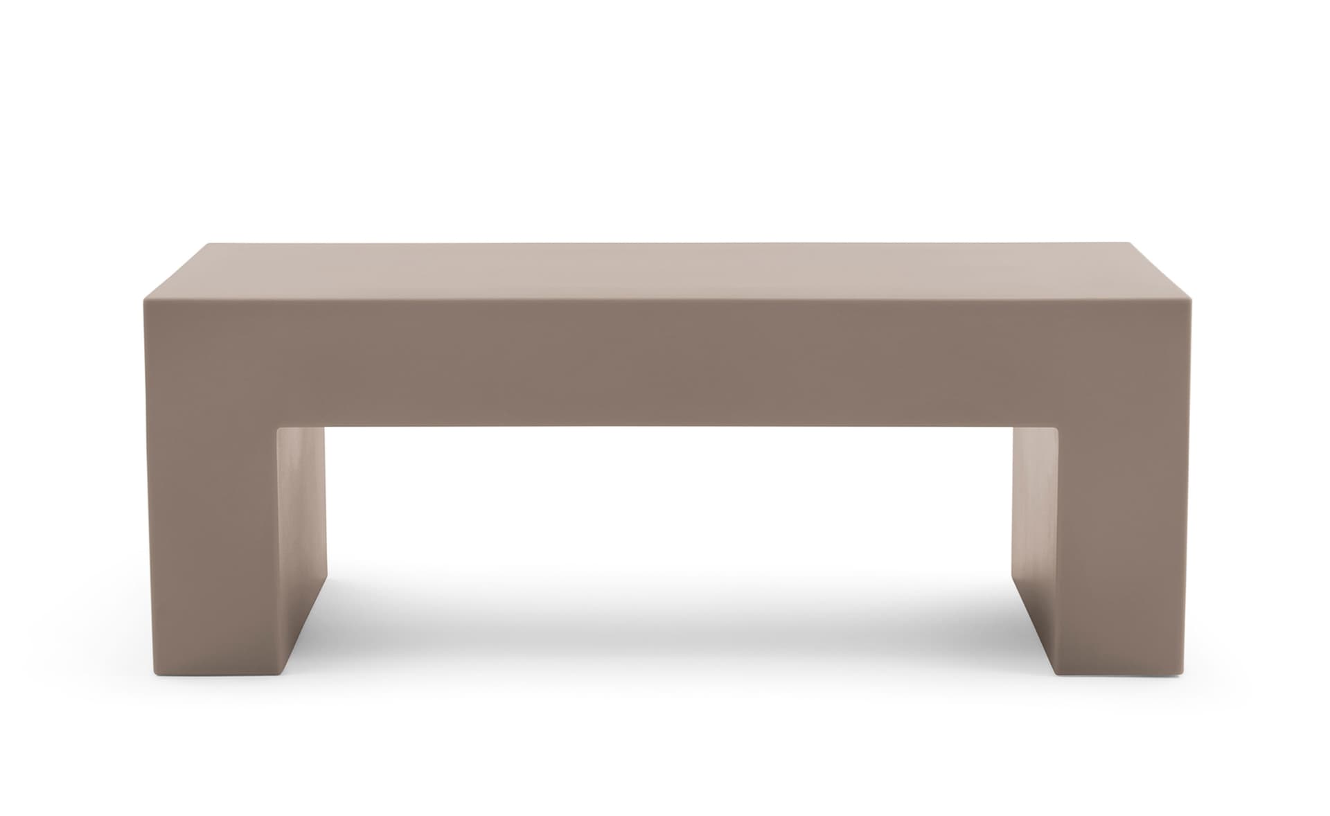 vignelli bench / small bench / brown