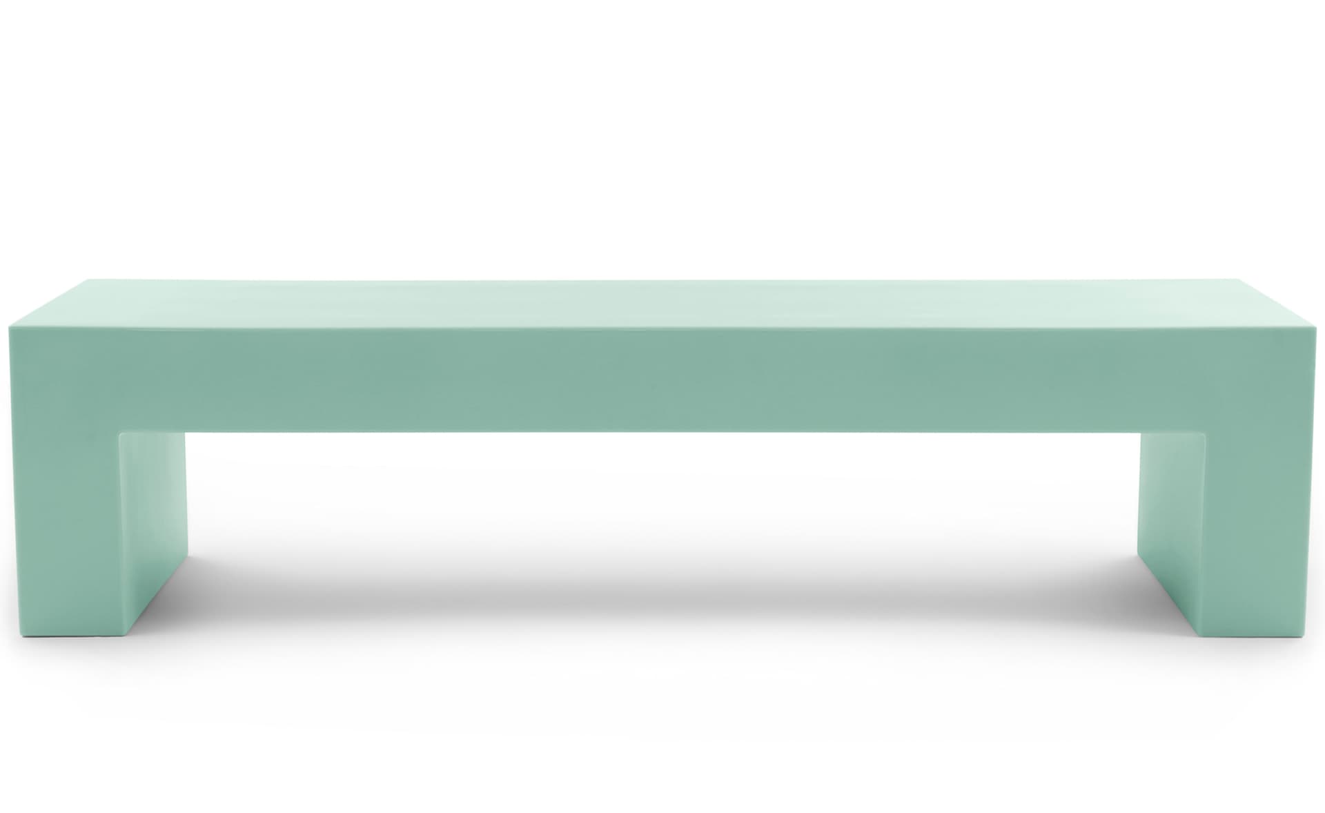 vignelli bench / large bench / celadon