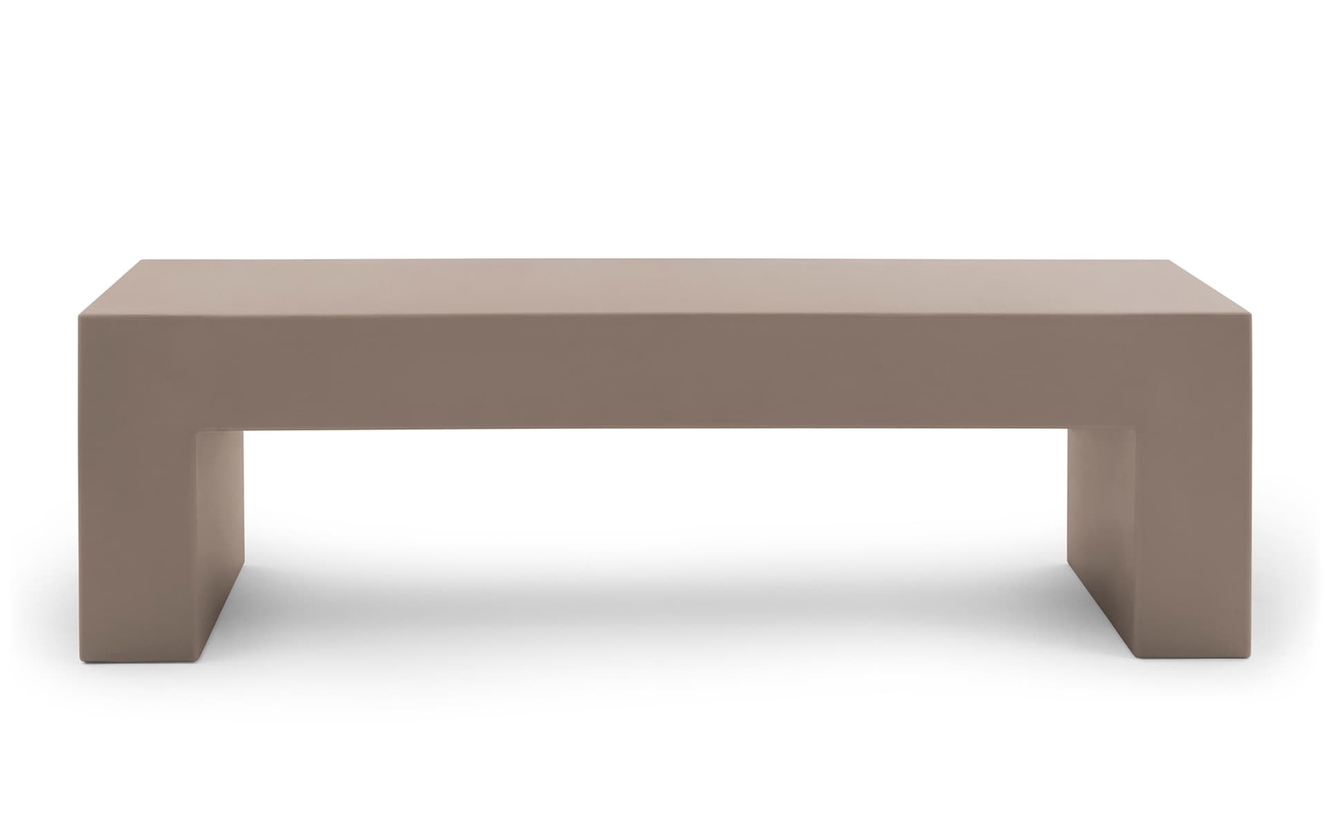 vignelli bench / medium bench / brown