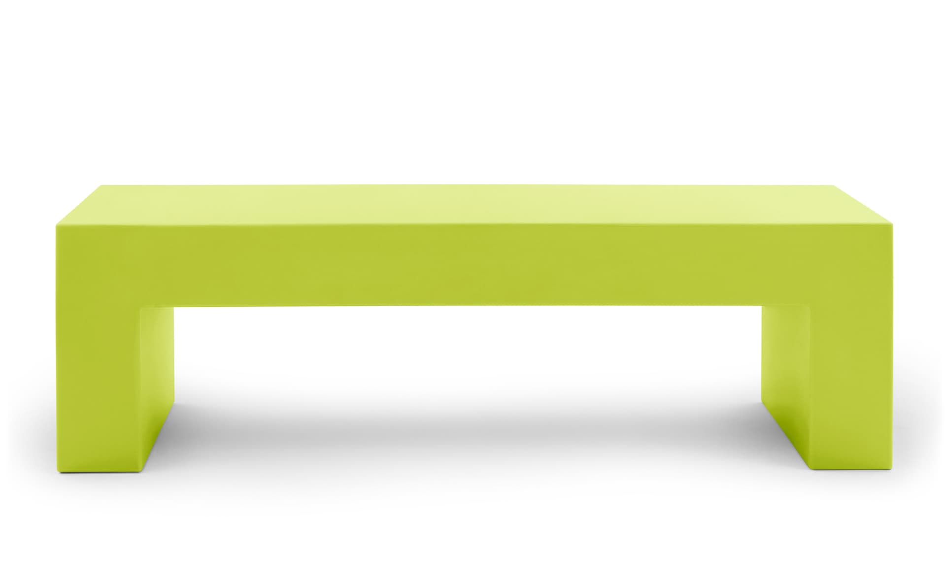 vignelli bench / medium bench / citron