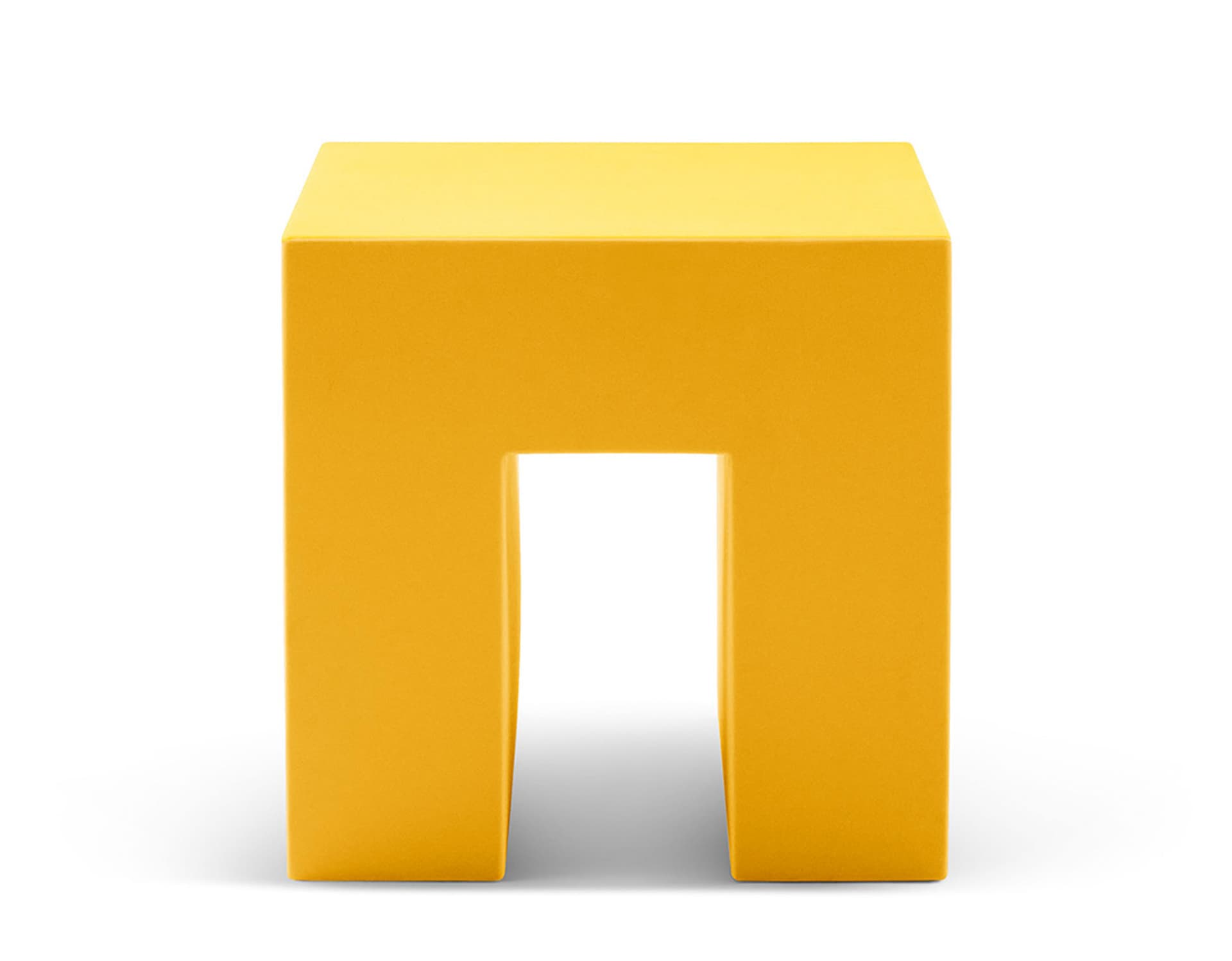 vignelli cube / yellow