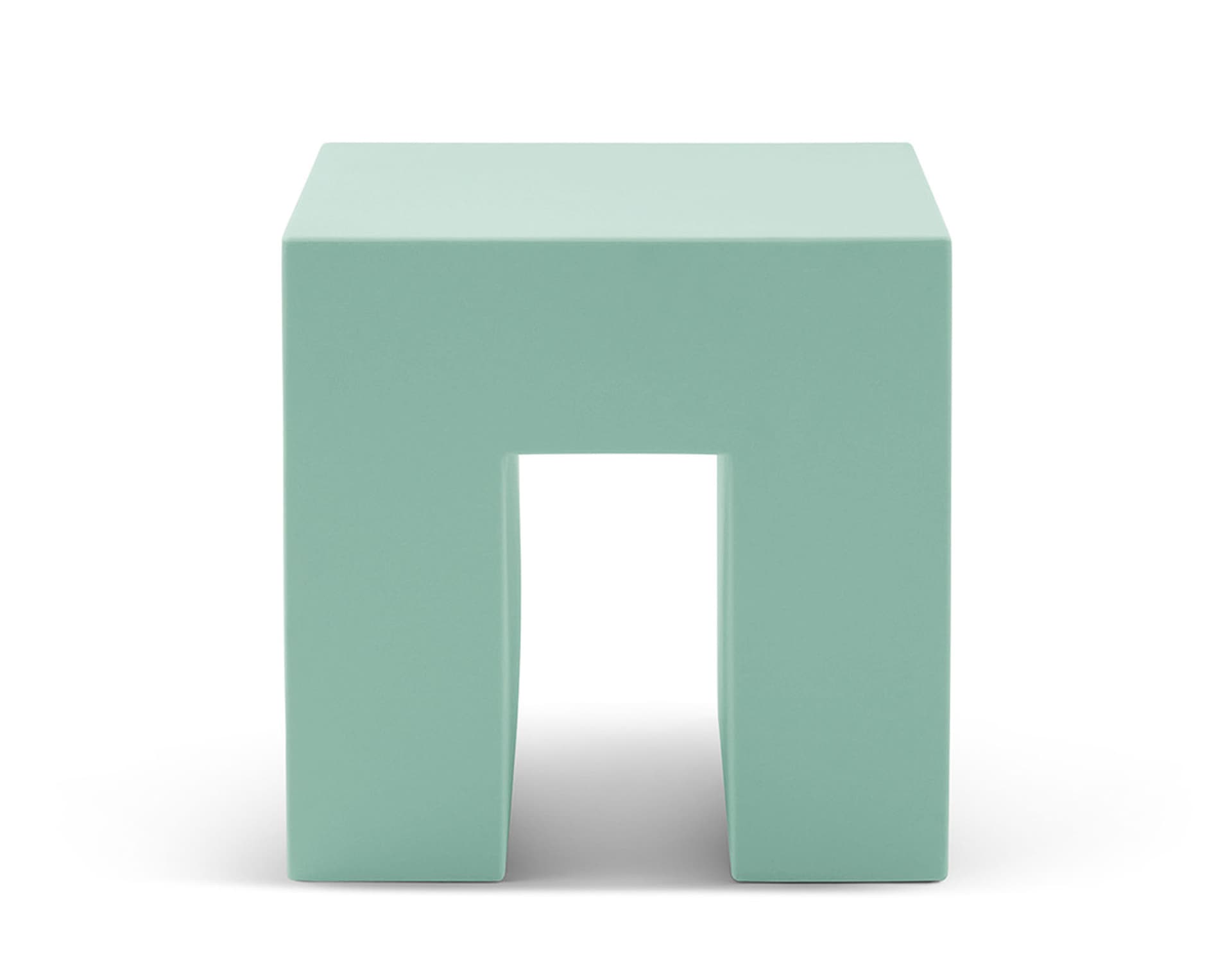 vignelli cube / celadon