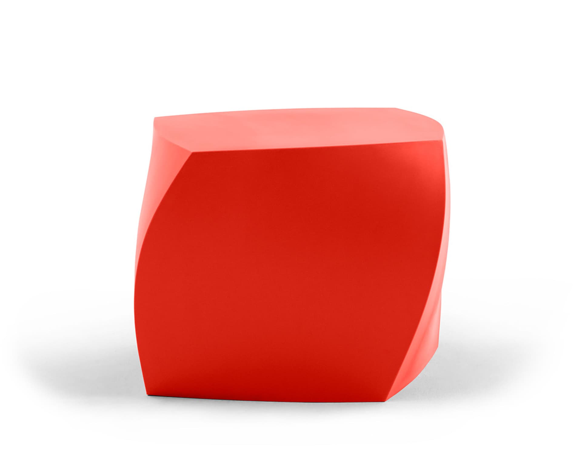 frank gehry twist cube / red