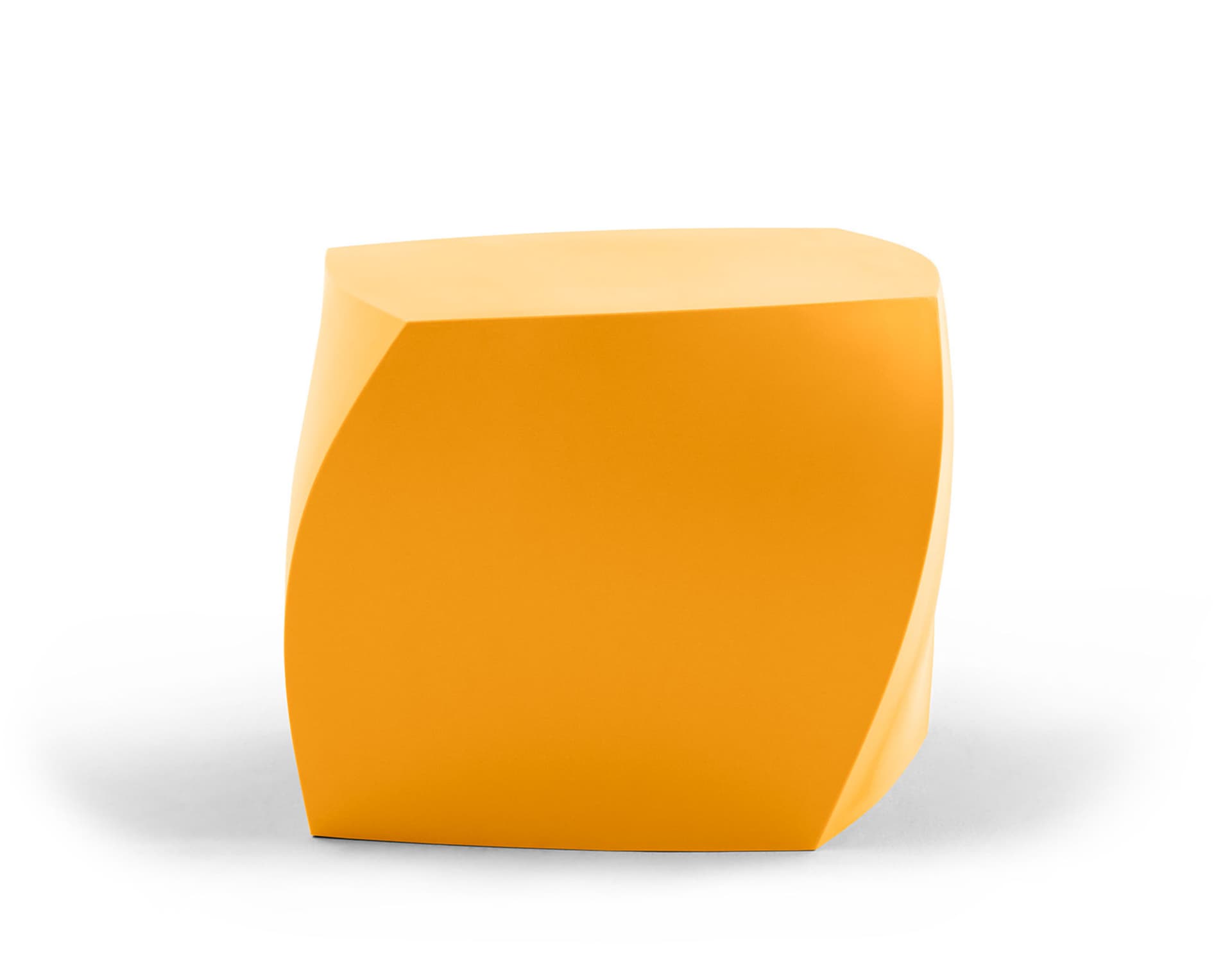 frank gehry twist cube / yellow