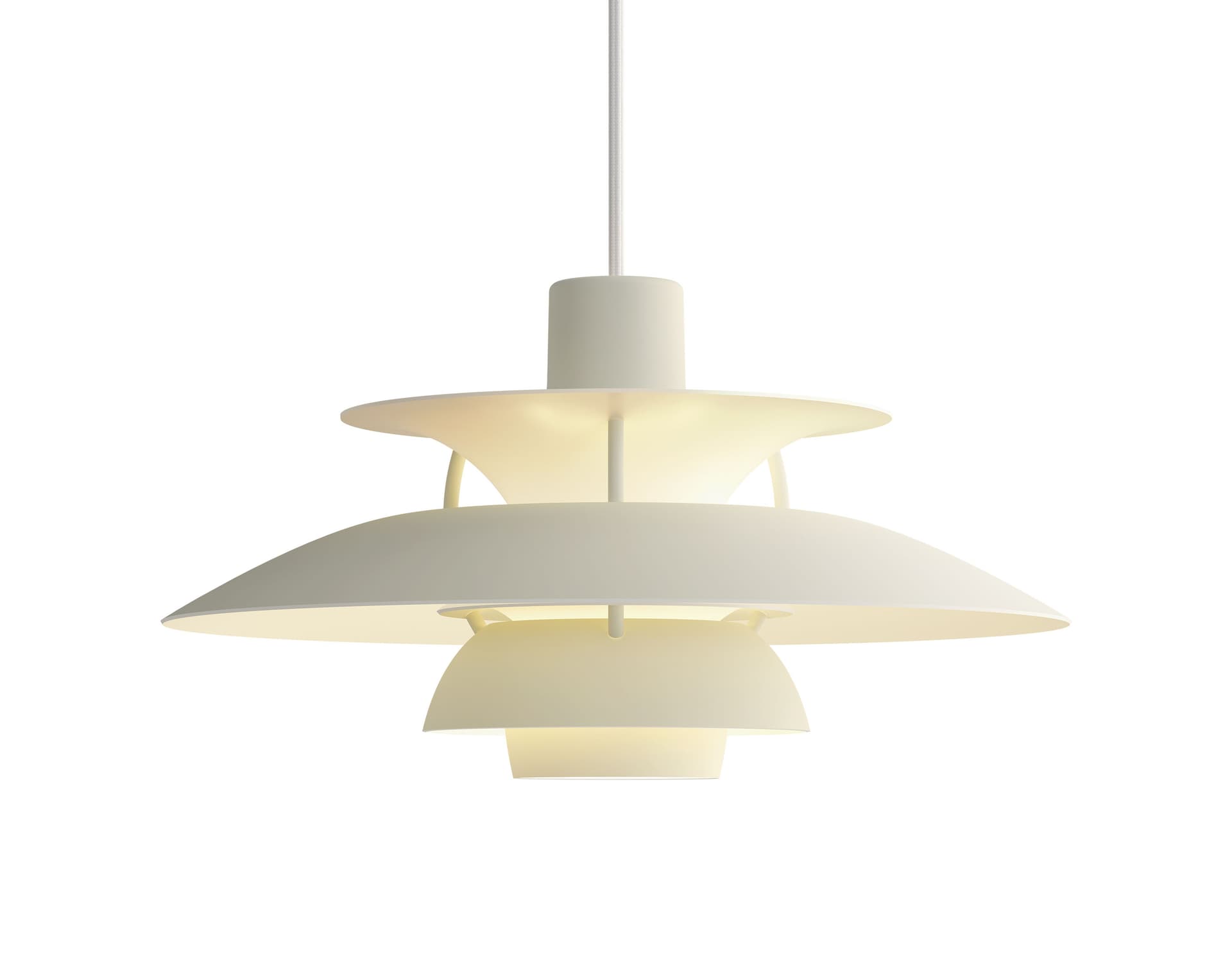 ph5 mini pendant lamp / monochrome - pale pewter