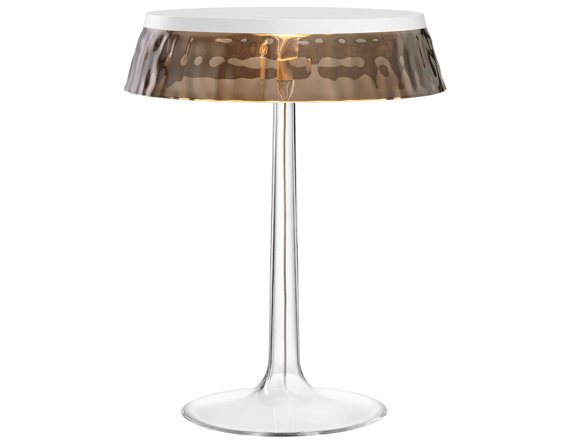 bon jour table lamp / white / fumee