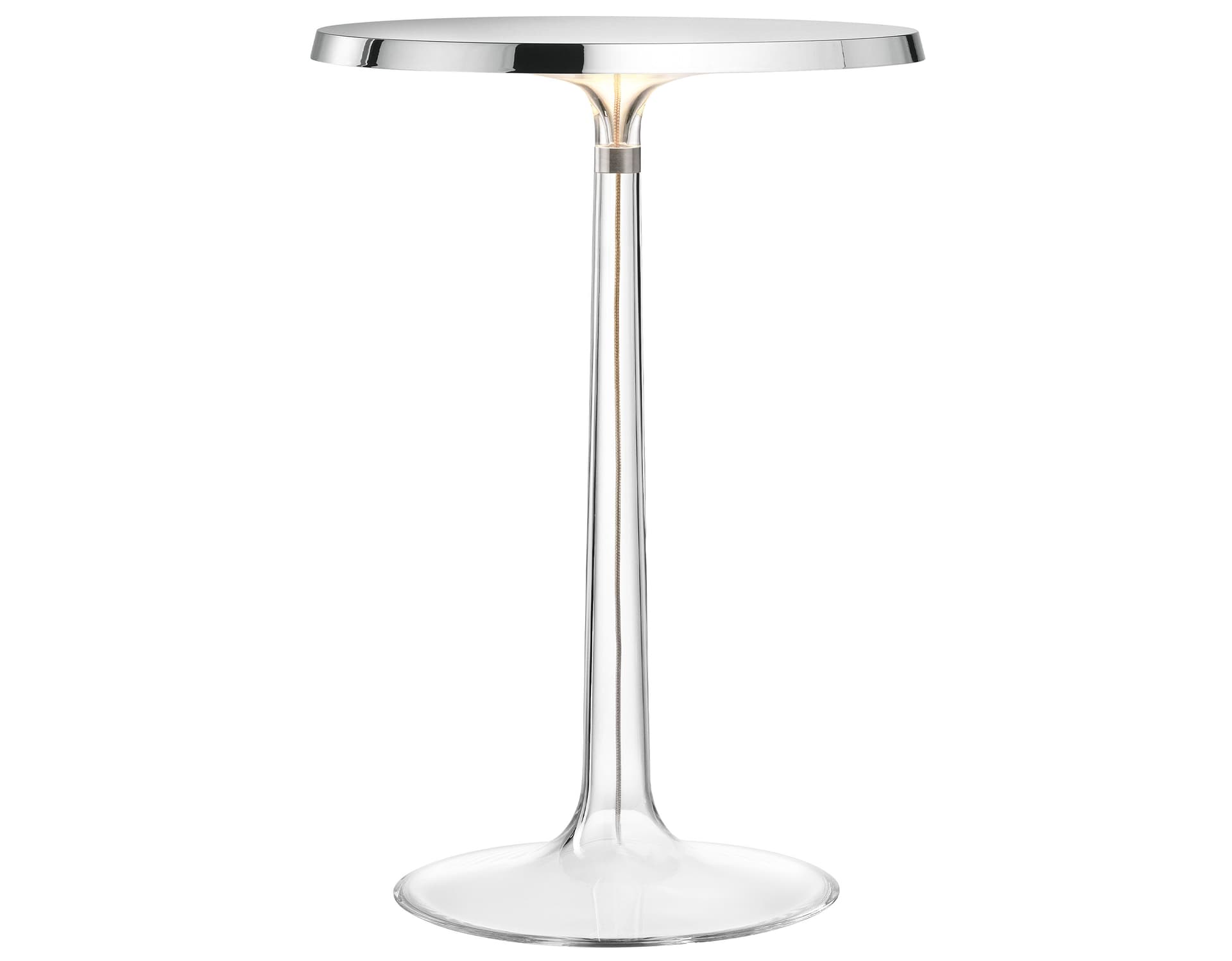 bon jour table lamp / chrome / no crown