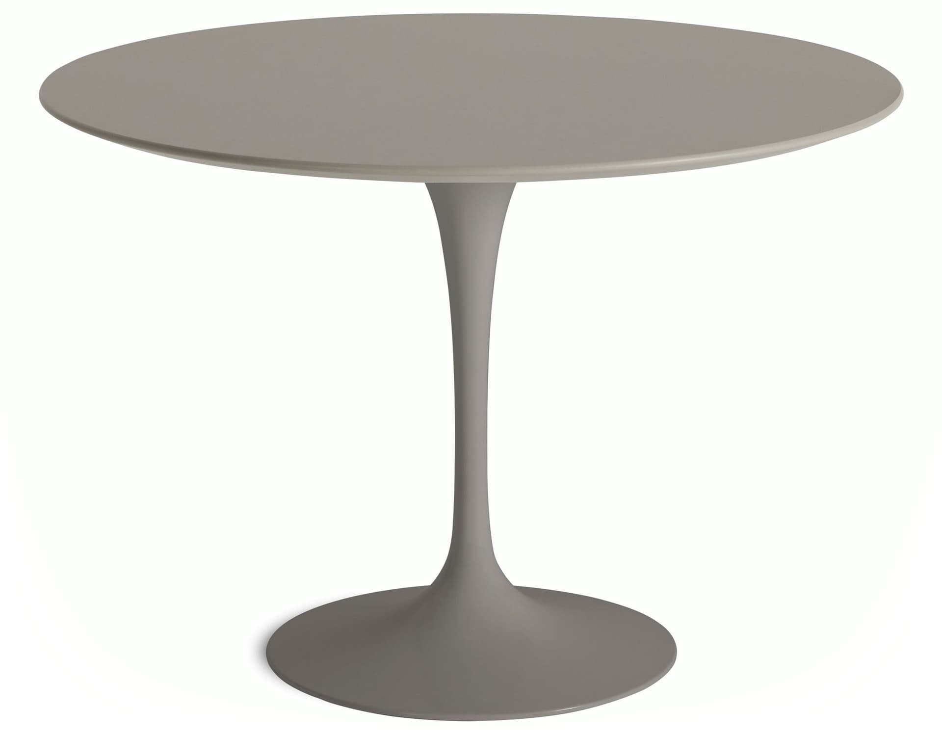 saarinen dining table - 42" round / satin - grey / laminate - modern clay