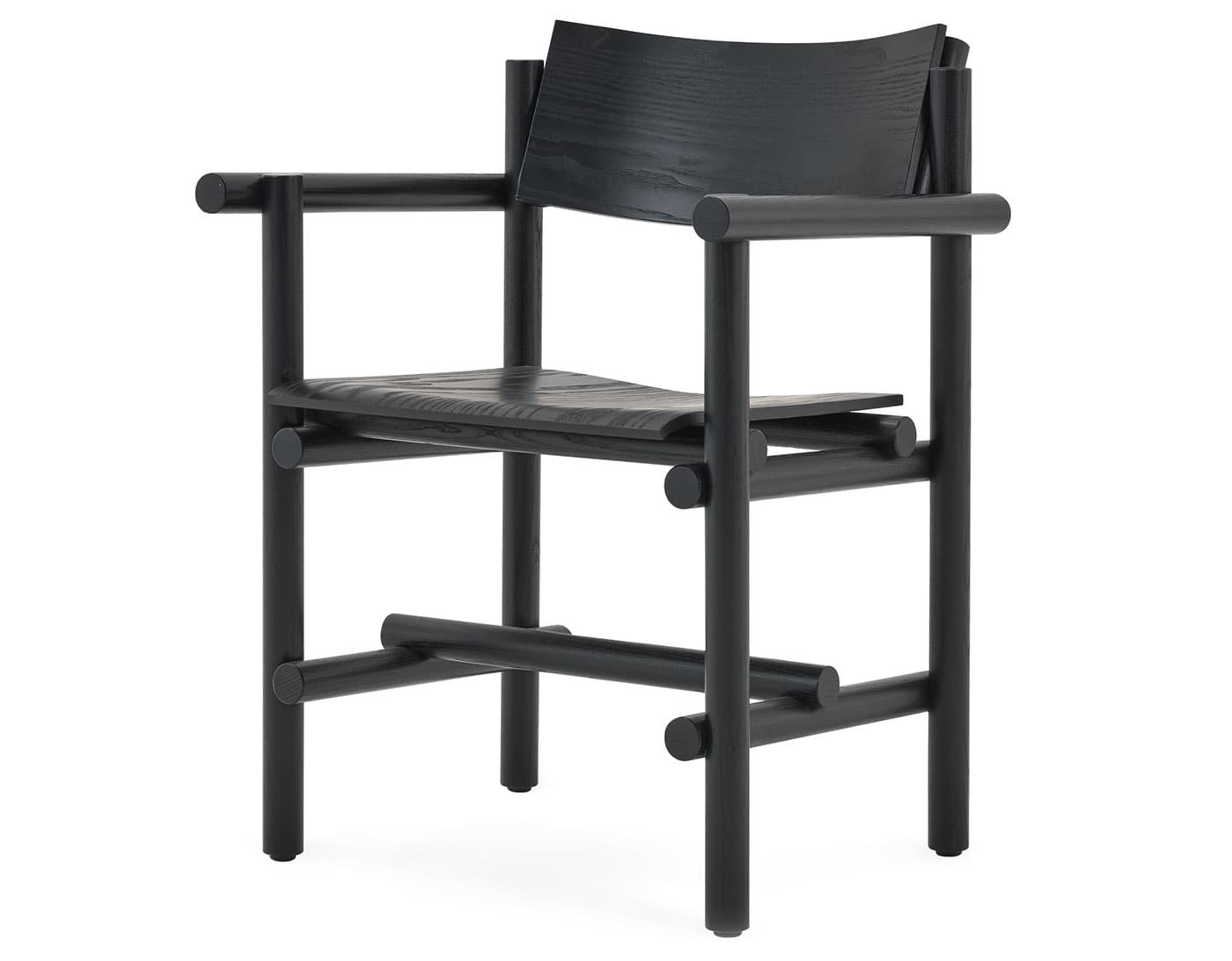 Muecke Armchair / ebonized ash