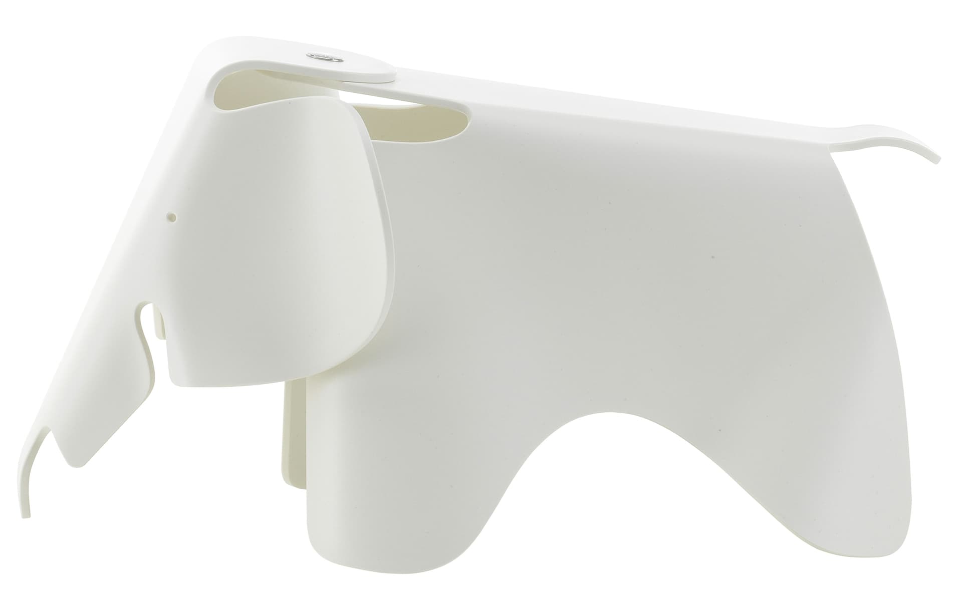 eames elephant plastic small / white RE