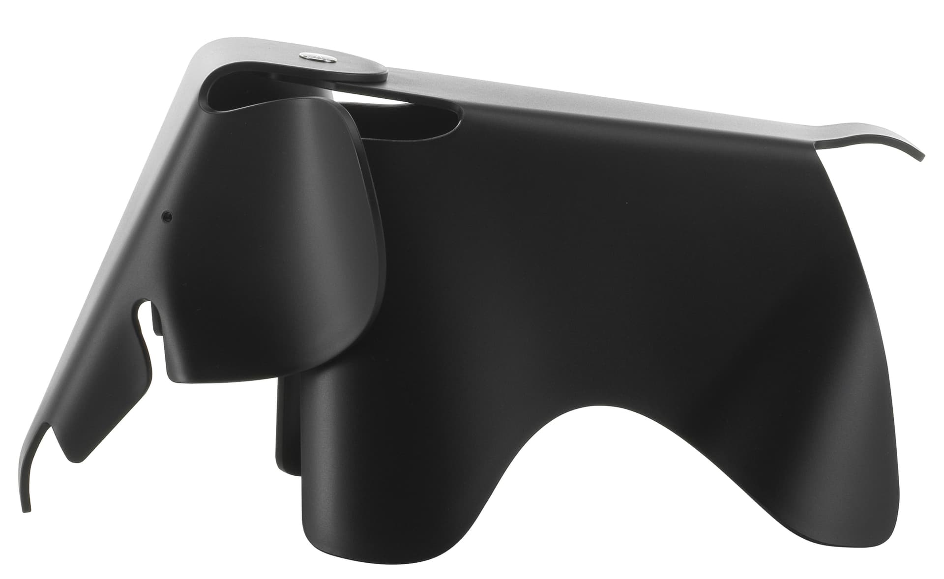 eames elephant plastic small / deep black RE